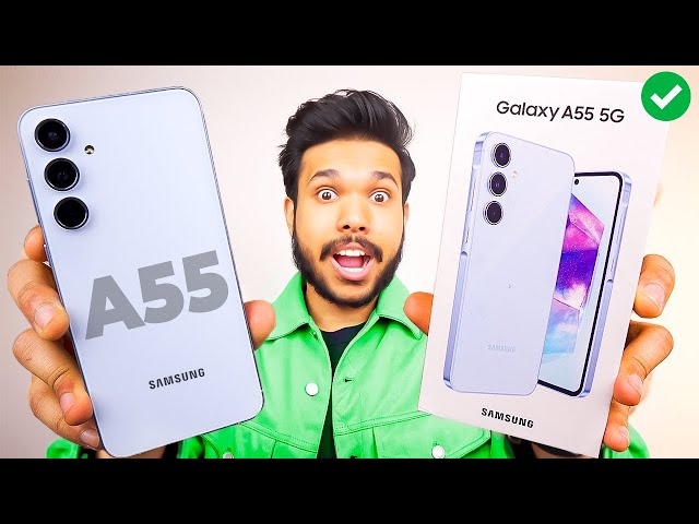 Samsung Galaxy A55 5G Unboxing - Flagship in Budget!