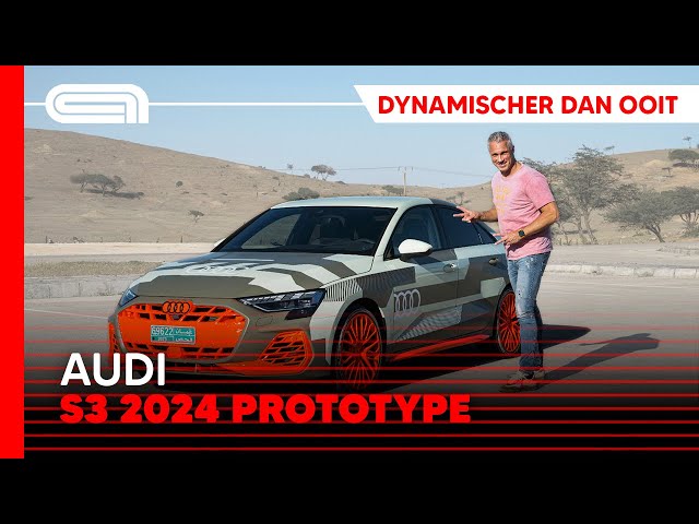 Audi S3 2024 prototype rijtest: 333 pk scheurijzer