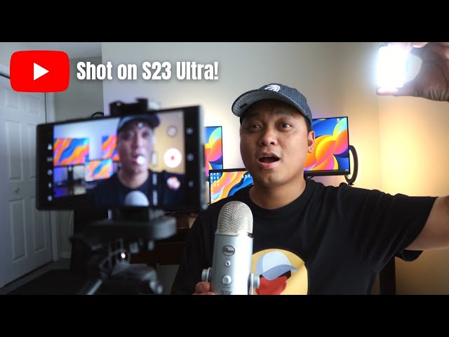 Create a YouTube channel using Samsung Galaxy S23 Ultra! (Shot on S23 Ultra!) 🔥