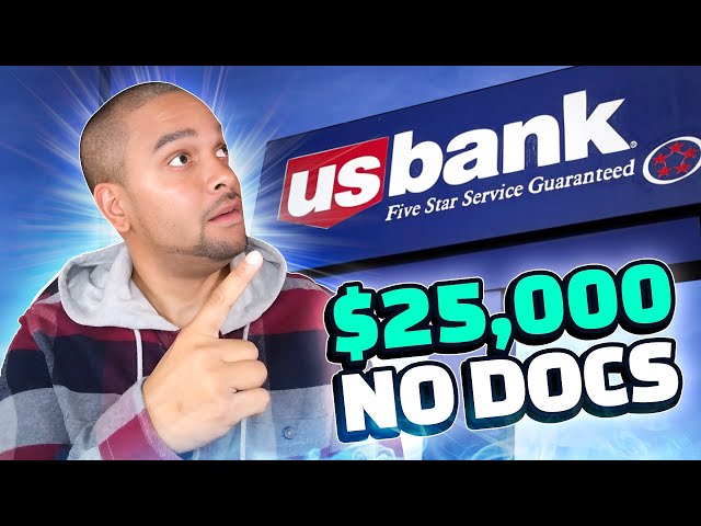 $25,000 Business Line Of Credit No Documentation Required With US BANK