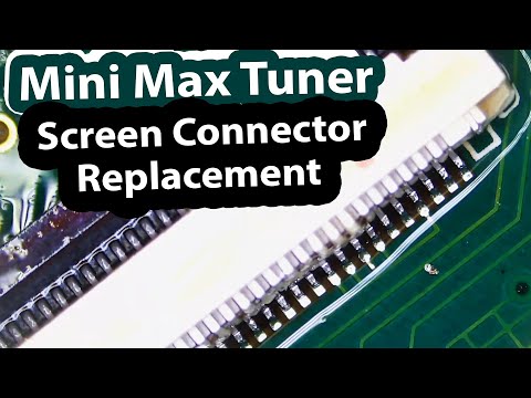 How to Desolder FPC connector Off Donor Board without damaging it. Mini Max Tuner Repair