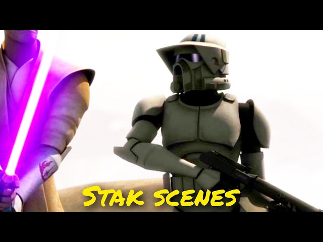 All clone trooper Stak scenes - The Clone Wars