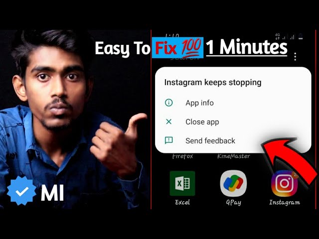 How To Solve Instagram Keeps Stopping Problem in Hindi | How To FIX Keeps stopping Bug problem 2024