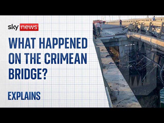 Ukraine War: What happened on the Crimea bridge?