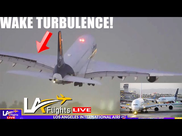 WAKE Turbulence! Back to Back A380 departures