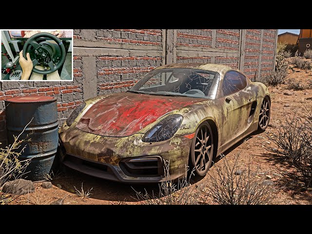 Rebuilding Porsche Cayman GTS 957Hp - Forza Horizon 5 | Thrustmaster T300RS gameplay