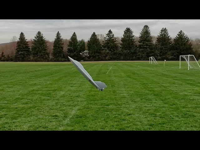 64mm Delta fighter takes off from GRASS!!!