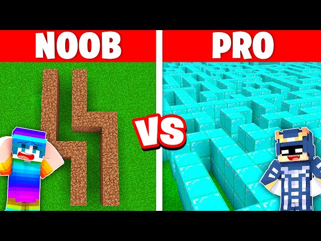 Minecraft NOOB vs PRO: RIESEN LABYRINTH BAU CHALLENGE ⛏