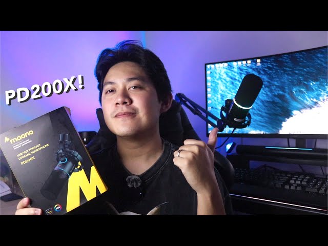 Maono PD200X: SOLID LIVESTREAMING/PODCAST MICROPHONE! (Philippines)