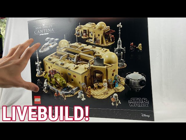 Livebuild: LEGO Star Wars 75290 Mos Eisley Cantina!