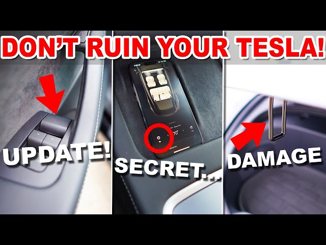 12 MISTAKES Tesla Owners Should NEVER Make!