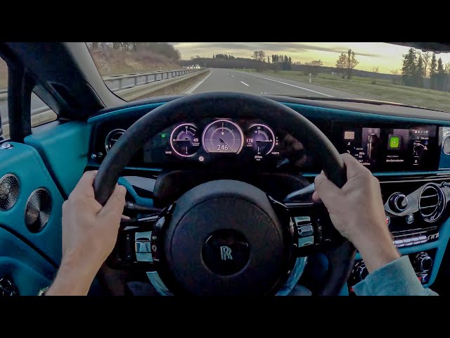 POV: 2024 Rolls Royce Spectre on German Autobahn