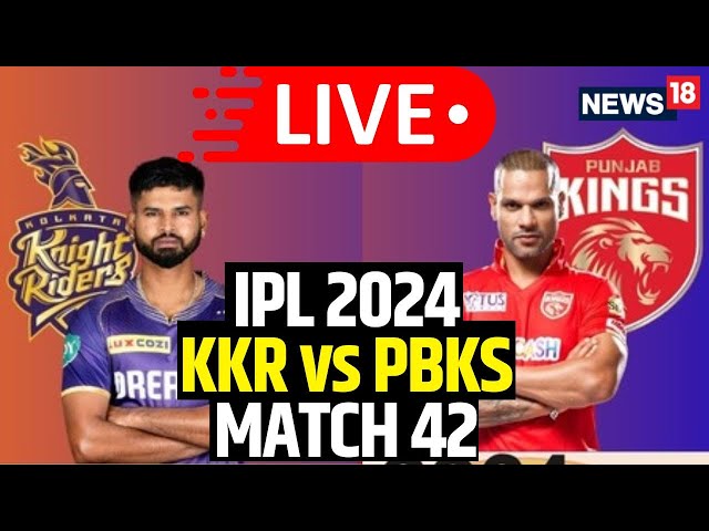IPL Match Today Live | KKR vs PBKS Live | Kolkata Knight Riders and Punjab Kings live Stats | N18L