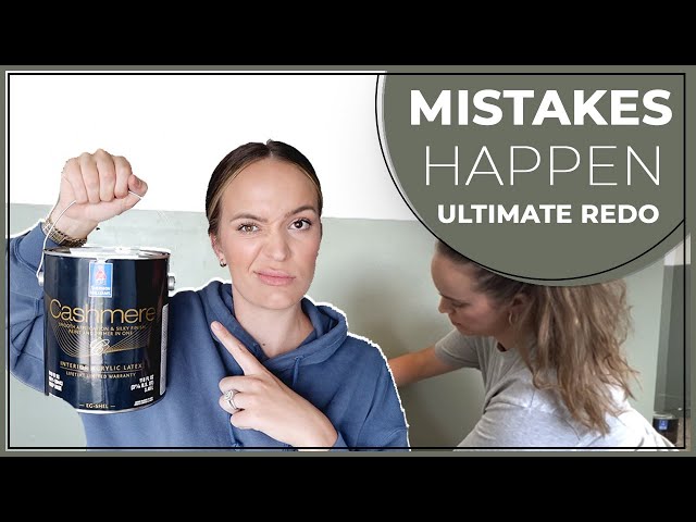 I Made A Mistake || Redoing Our Bedroom