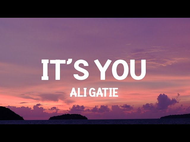 Its You - Ali Gatie (Slowed Lyrics)