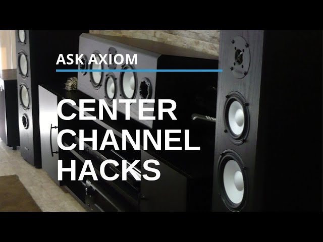 Center Channel Sound: Two Hacks to Improve TV Sound