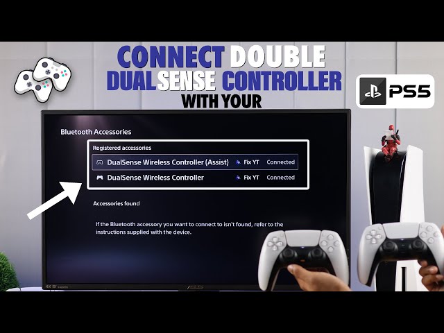 How to connect a Second PS5 Controller! [New Method]