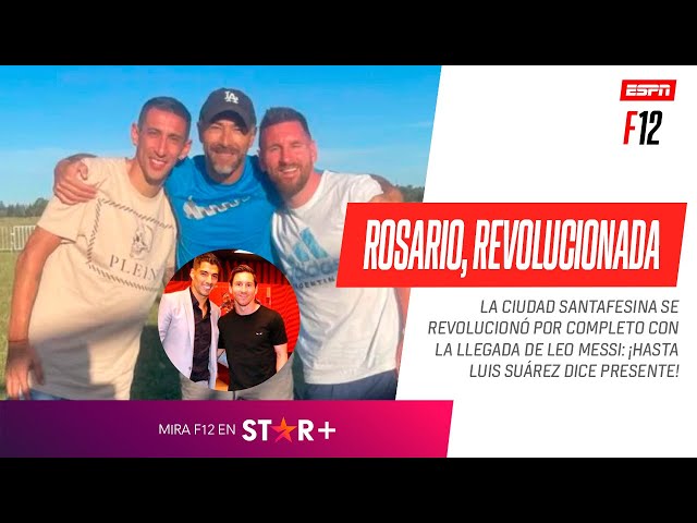 ¡ROSARIO REVOLUCIONADA! Hasta LUIS SUÁREZ viajó para festejar con Leo #Messi