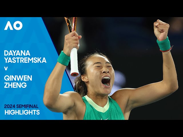 Dayana Yastremska v Qinwen Zheng Highlights | Australian Open 2024 Semifinal
