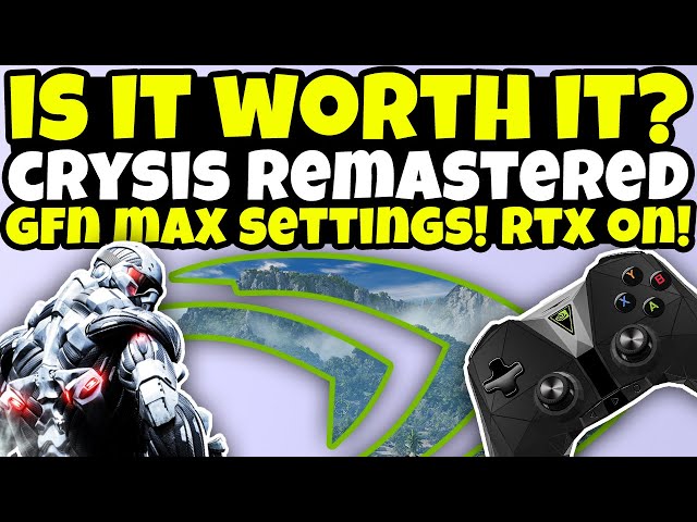 Crysis Remastered On GeForce NOW, Can It Run Crysis? | Is It Worth It? | RTX On MAX Settings