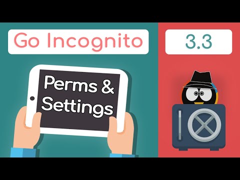 Permissions and Settings | Go Incognito 3.3