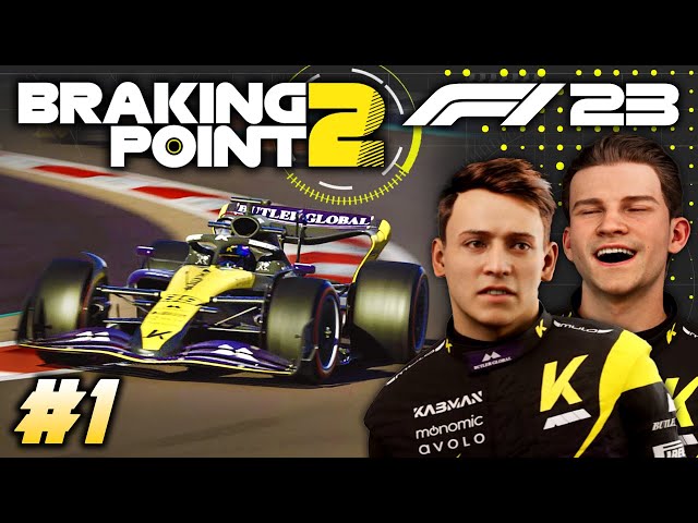 F1 23 BRAKING POINT 2 Story Part 1: New Team Enters F1 with Old Rivals! Chapter 1 Gameplay