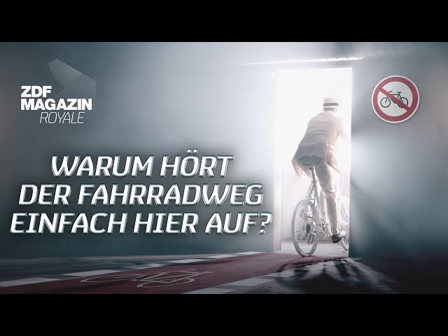Jan Böhmermann - "Warum hört der Fahrradweg einfach hier auf?" | ZDF Magazin Royale
