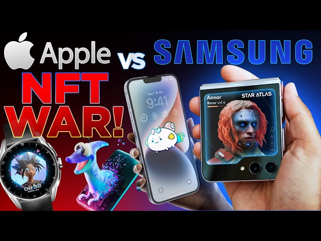 Apple vs Samsung NFT War Begins 🔥Galaxy Flip 5 Wallet🔥
