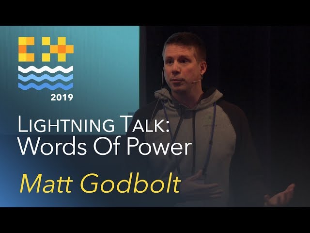 Lightning Talk: Words Of Power - Matt Godbolt [C++ on Sea 2019]