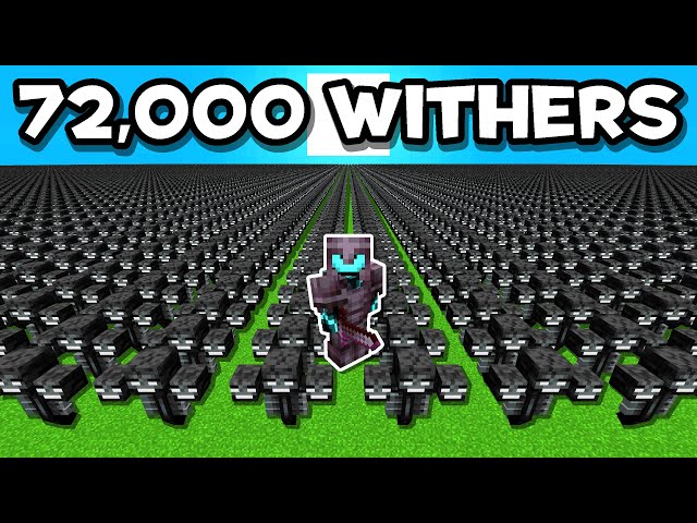 How I Killed 72,000 Withers In 1 Hour