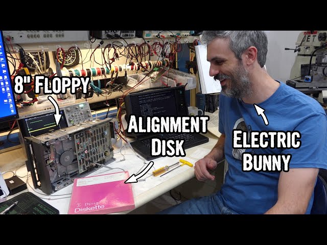 8" Floppy drive final repair and realignment procedure (ft. Usagi Electric)