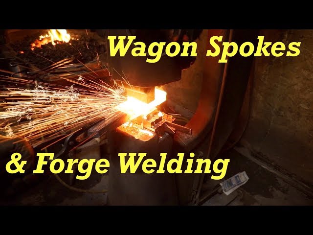 Wagon Spokes & Forge Welding to Build Heavy Wagon Wheels | Engels Coach