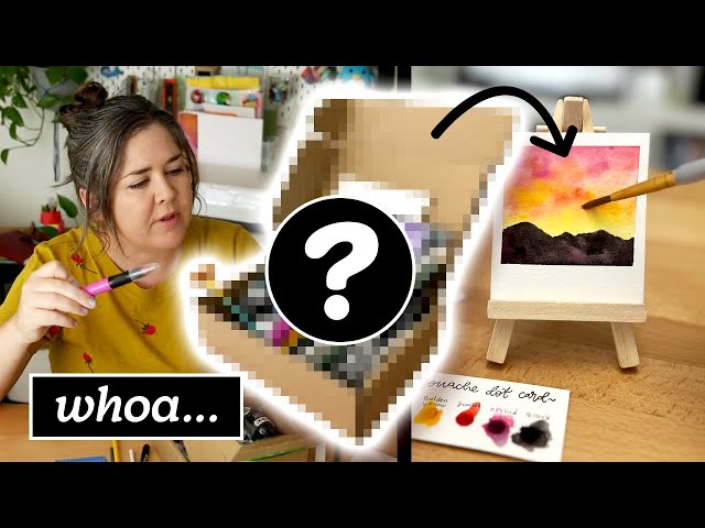 I Tried MYSTERY Etsy Art Supply Kits + YOUR Top Rated Paper Scissors