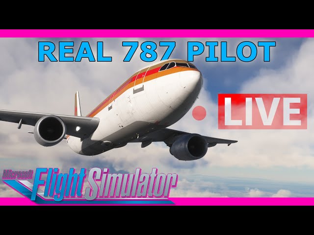 Real Airline Pilot Flies the IniBuilds A300-600R Live!