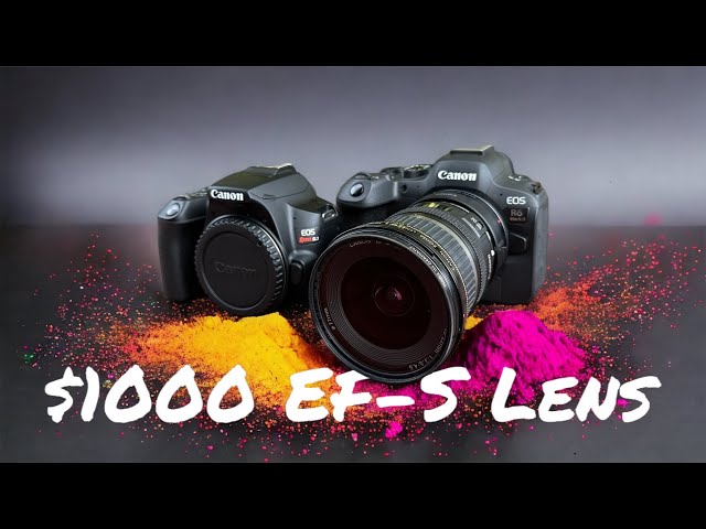 Expensive 9-Year Old Canon EF-S Lens on Canon R6 Mark II (Better than Expected)