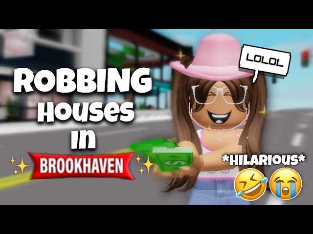 💰💸 ROBBING houses in BROOKHAVEN pt.2!! 😂|| Dr laba