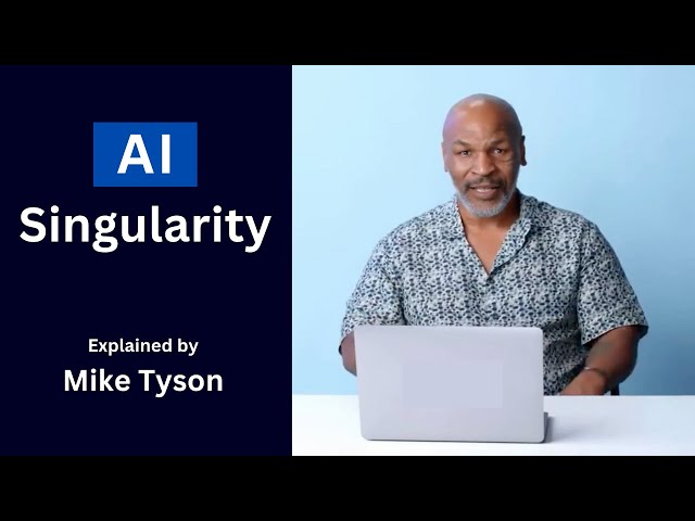 What is AI Singularity? Explained by Deep-Fake Mike Tyson using Synclabs and ElevenLabs.