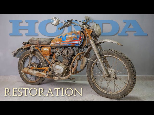 Restoration Abandoned Honda Motorcycle - Full Video