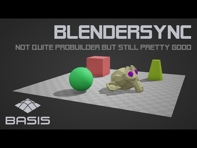 BlenderSync - Not quite ProBuilder but still pretty good
