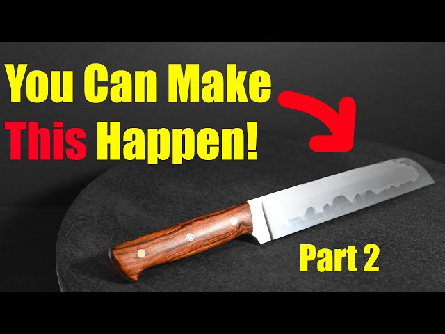 Make a Camp Knife with Awesome Hamon! - Pop's Project of the Month - Part 2