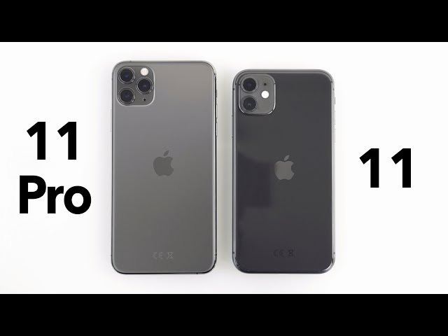 iPhone 11 Pro (Max) vs iPhone 11
