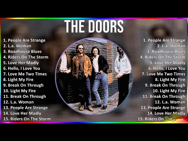 The Doors 2024 MIX Las Mejores Canciones - People Are Strange, L.a. Woman, Roadhouse Blues, Ride...