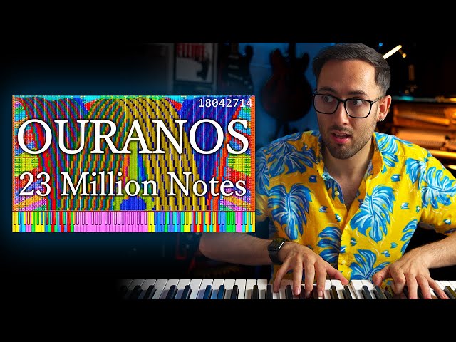 Ouranos - The Piece With 24 MILLION NOTES! | Pianist Reacts