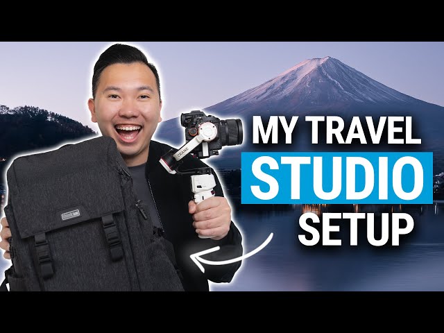 What's in my TRAVEL CAMERA BAG? Mobile Studio Tour Edition 2023
