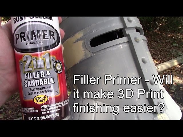 Filler Primer - Will it make 3D Print finishing easier?