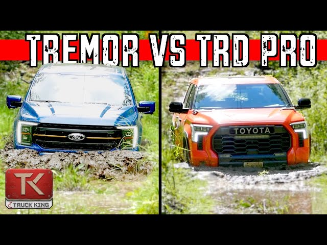 Ford F-150 Tremor VS Toyota Tundra TRD Pro - Which Truck Handles Mud, Water & Rocks Better?