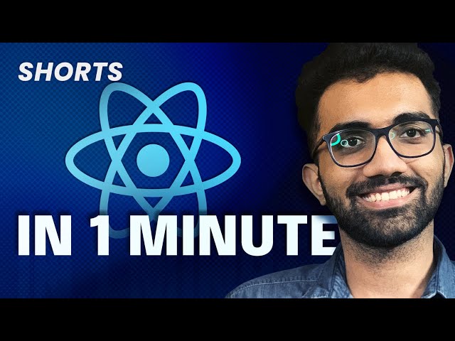 ReactJS Explained in 60 Seconds #shorts