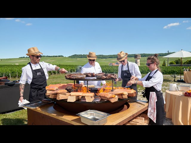 A complete chef's kitchen outdoors in the Champagne: testimonial