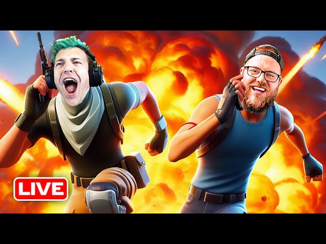 Carrying My Bro in Fortnite Family Friday - Season 2 - Live