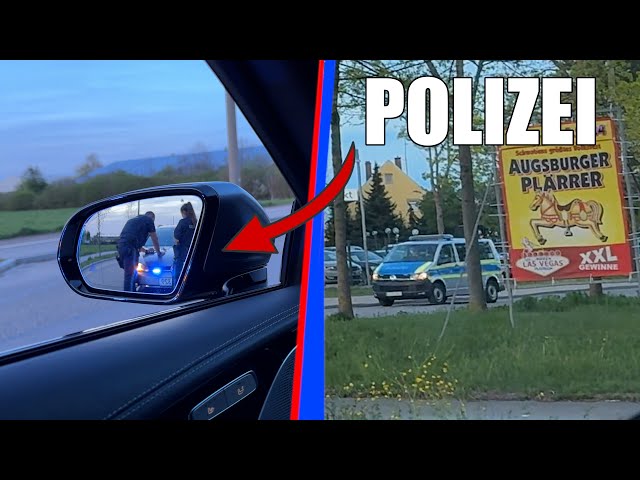 POLIZEI HÄLT AMG GT AN.. (Straßenrennen?)